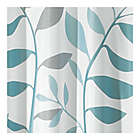Alternate image 2 for iDesign&reg; Laurel 72-Inch Fabric Shower Curtain in Blue/Green