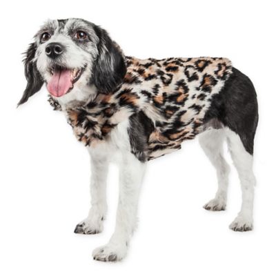 Pet Life&reg; Small Luxe Lab-Pard Dog Coat