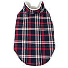 Alternate image 3 for Pet Life&reg; X-Small Puddler Plaid Insulated Dog Coat in Black