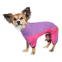 Pet Life® Active Chase-Pacer Heathered Performance Dog Tracksuit