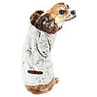 Alternate image 2 for Pet Life&reg; Luxe Purrlage Medium Dog Coat in Grey