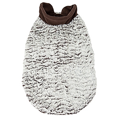 Pet Life&reg; Luxe Purrlage Medium Dog Coat in Grey. View a larger version of this product image.