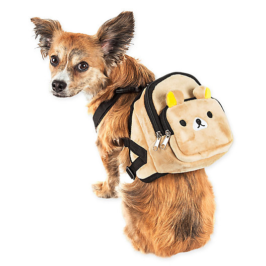 Alternate image 1 for Teddy Tails Animated Dog Harness Backpack