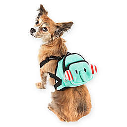 Pet Life® Dumbone Dog Harness Backpack in Blue