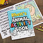 Alternate image 0 for Amazing Animals Personalized Coloring Activity Book