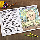 Alternate image 1 for Amazing Animals Personalized Coloring Activity Book