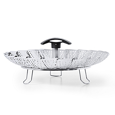 OXO Good Grips&reg; Stainless Steel Steamer with Extendable Handle. View a larger version of this product image.