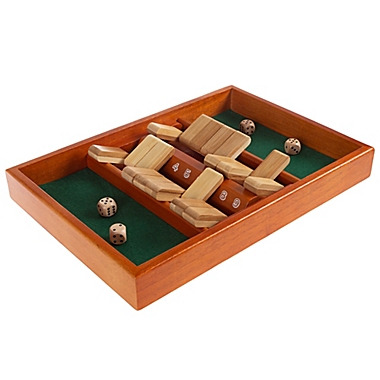 Hey! Play! 9-Piece Wooden Shut the Box Game. View a larger version of this product image.