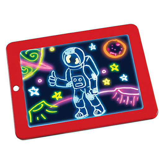 Alternate image 1 for Magic Pad Light Up Drawing Pad in Red