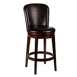 Hillsdale Furniture Victoria Swivel Bar and Counter Stool in Chestnut