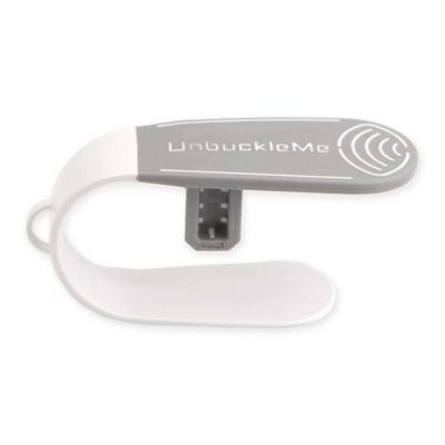 UnbuckleMe Car Seat Buckle Release Tool in Grey/White