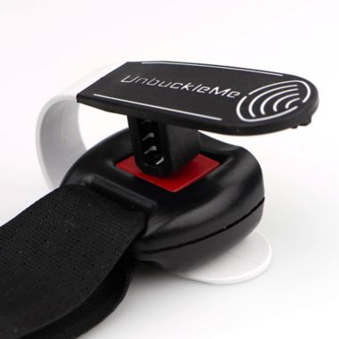 UnbuckleMe Car Seat Buckle Release Tool in Black/White. View a larger version of this product image.