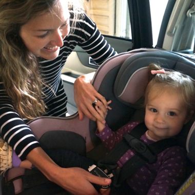 UnbuckleMe Car Seat Buckle Release Tool in Black/White. View a larger version of this product image.