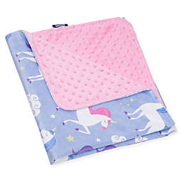 Wildkin Unicorn Plush Blanket in Pink