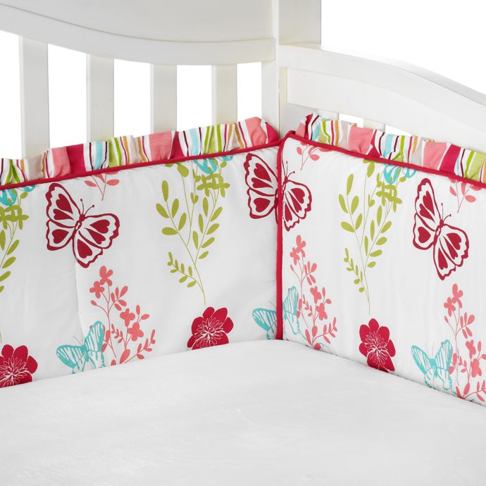 Nojo Alexis Garden 4 Piece Crib Bumper Set Bed Bath Beyond