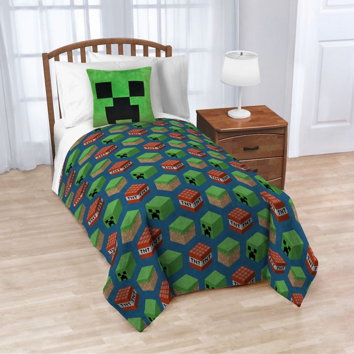 Minecraft Blanket – Free Pattern – Crochet