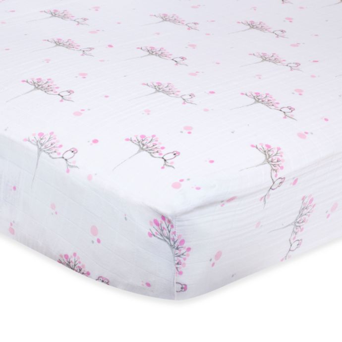 Aden By Aden Anais Muslin Crib Sheet In For The Birds Owl