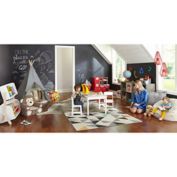 Pop of Color Toddler Playroom