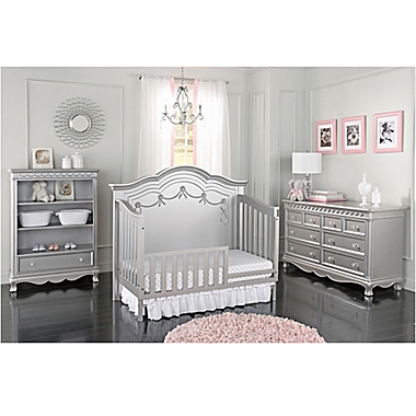 Baby Cache Adelina Bookcase in Metallic Grey. View a larger version of this product image.