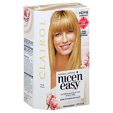 Clairol&reg; Nice&#39;n Easy Permanent Hair Color in 9A Light Ash Blonde. View a larger version of this product image.