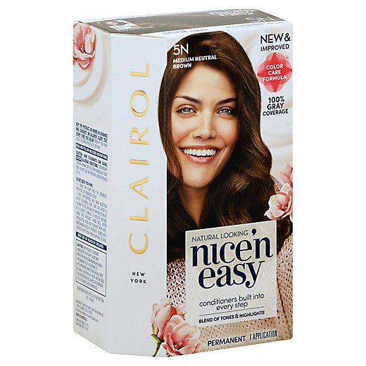 Alternate image 1 for Clairol® Nice'n Easy Permanent Hair Color in 5N Medium Neutral Brown