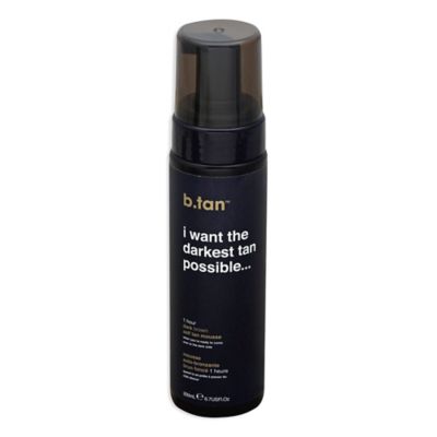 b.tan&trade; 6.7 fl. oz. i want the darkest tan possible self tan mousse in dark brown
