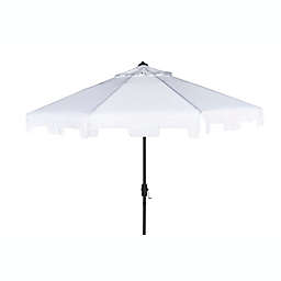 Safavieh Zimmerman 9-Foot Crank Patio Umbrella in White