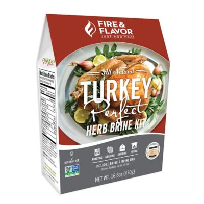 Fire & Flavor&trade; Turkey Perfect&trade; Herb Blend Brining Kit