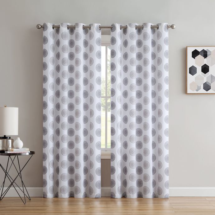 Spiral Grommet Window Curtain Panel Bed Bath Beyond
