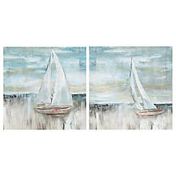 Masterpiece Art Gallery Soft Sail I & II Canvas Wall Art (Set of 2)