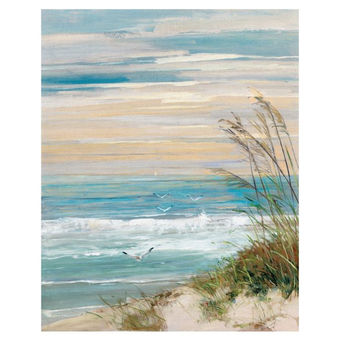 Masterpiece Art Gallery Beach at Dusk Canvas Wall Art Bed Bath and