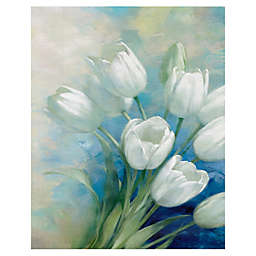 Masterpiece Art Gallery Tulip Blossoms 20-Inch x 16-Inch Canvas Wall Art