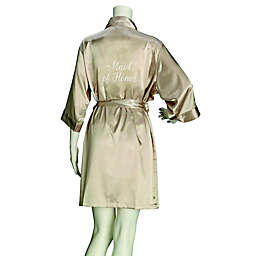 Lillian Rose™ Large/X-Large Maid of Honor Satin Robe in Champagne