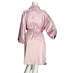 Lillian Rose™ Large/X-Large Satin Bridesmaid Robe in Champagne