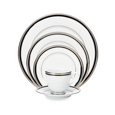 Noritake&reg; Austin Platinum Dinnerware Collection. View a larger version of this product image.