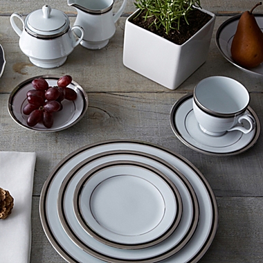Noritake&reg; Austin Platinum Dinnerware Collection. View a larger version of this product image.