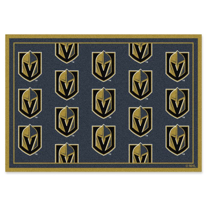 Nhl Vegas Golden Knights Woven Area Rug Bed Bath Beyond