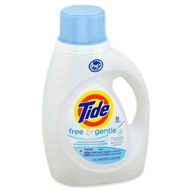 Tide&reg; 50 fl. oz. Free &amp; Gentle Unscented Laundry Detergent. View a larger version of this product image.