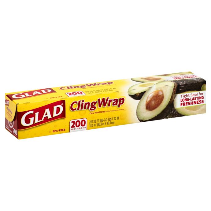 Glad 200 Sq Ft Plastic Cling Wrap Bed Bath Beyond