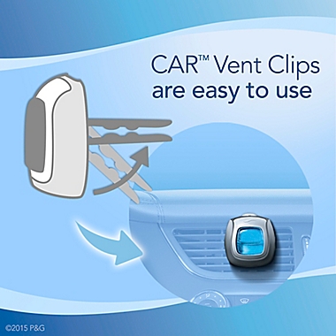 Febreze&reg; Car Vent Clip in Linen and Sky. View a larger version of this product image.