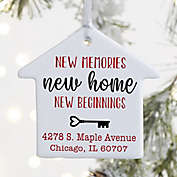 New Memories, New Home Personalized Ornament