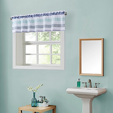 KAS Room Greta Window Valance in Navy. View a larger version of this product image.