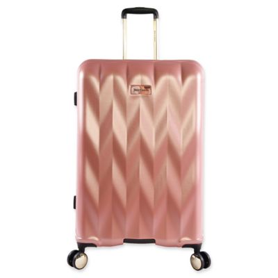 rose gold luggage