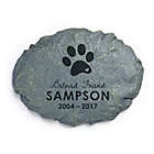 Alternate image 0 for Personalized Dog Memorial Garden Stone
