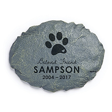 Personalized Dog Memorial Garden Stone. View a larger version of this product image.