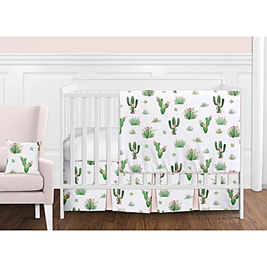 Sweet Jojo Designs Cactus Floral 11-Piece Crib Bedding Set. View a larger version of this product image.