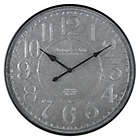 Alternate image 0 for Sterling &amp; Noble&trade; Farmhouse Collection Blacksmith Galvanized 32-Inch Wall Clock