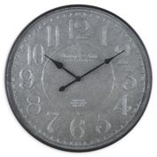 Sterling &amp; Noble&trade; Farmhouse Collection Blacksmith Galvanized 32-Inch Wall Clock