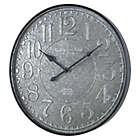 Alternate image 3 for Sterling &amp; Noble&trade; Farmhouse Collection Blacksmith Galvanized 32-Inch Wall Clock