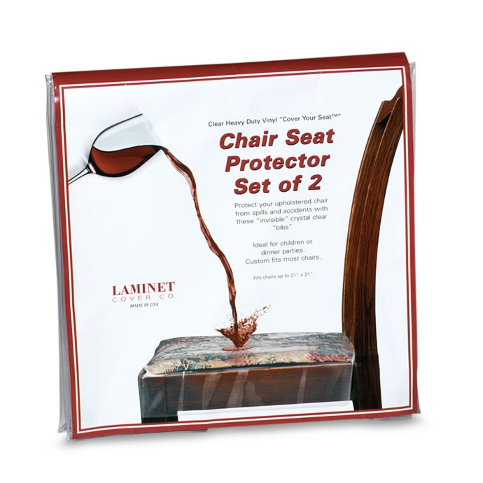 Clear Chair Seat Protectors Set Of 2 Bed Bath Beyond